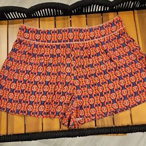 Forever 21 Red and Blue Athletic Shorts